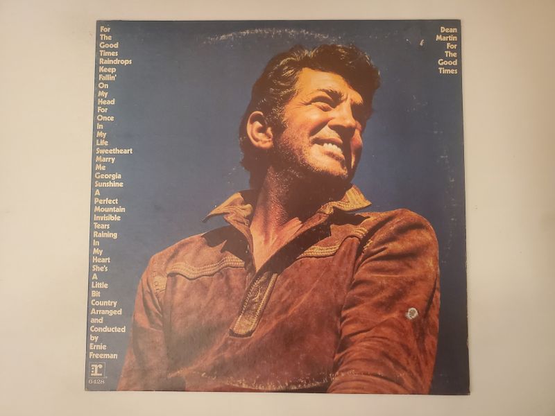 Dean Martin For The Good Times vinyl record
